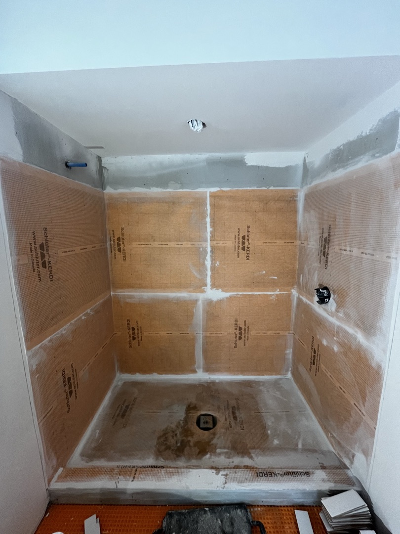 Tile installation by KV Tileworks